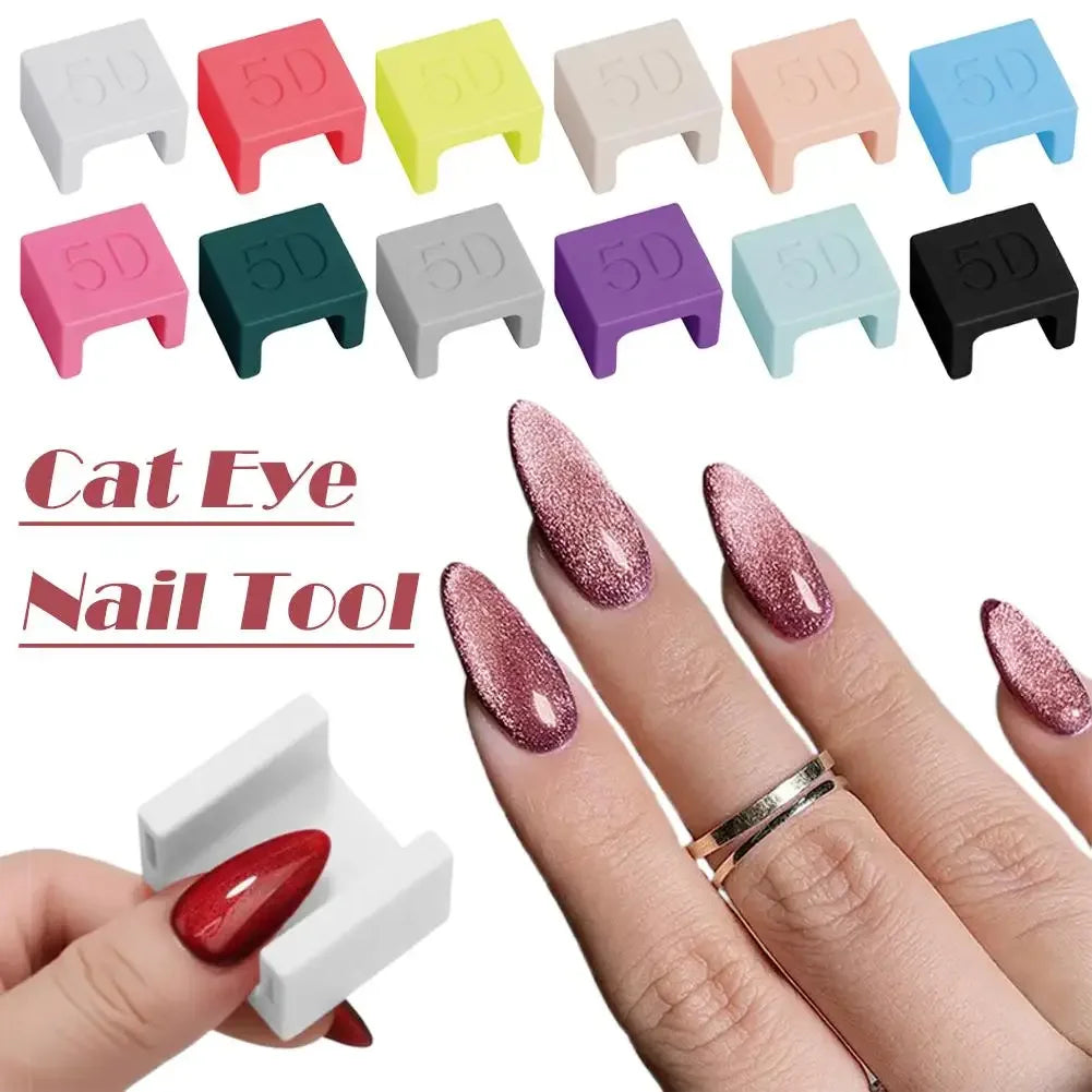 Cat Eye Magnet for Nail French Tip Art, Beginner-friendly Cat Eye Gel Nail Polish Magnet,DIY Nail Magnet for Wide Cat Eye Effect Peaceful Pleasures Health and Wellness