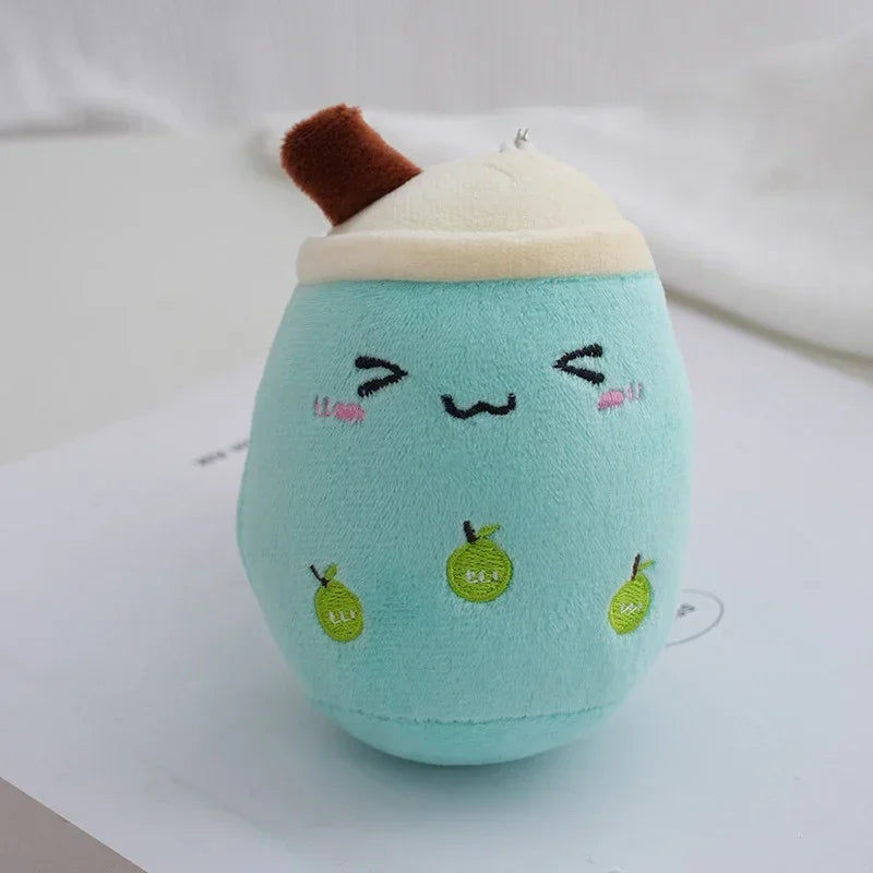 Stuffed Dolls Plush Toys Blueys Soft Pillow Cushion Milk Tea Plushies Child Baby Birthday Present Girlfriend Animals Hobbies Peaceful Pleasures Health and Wellness Black