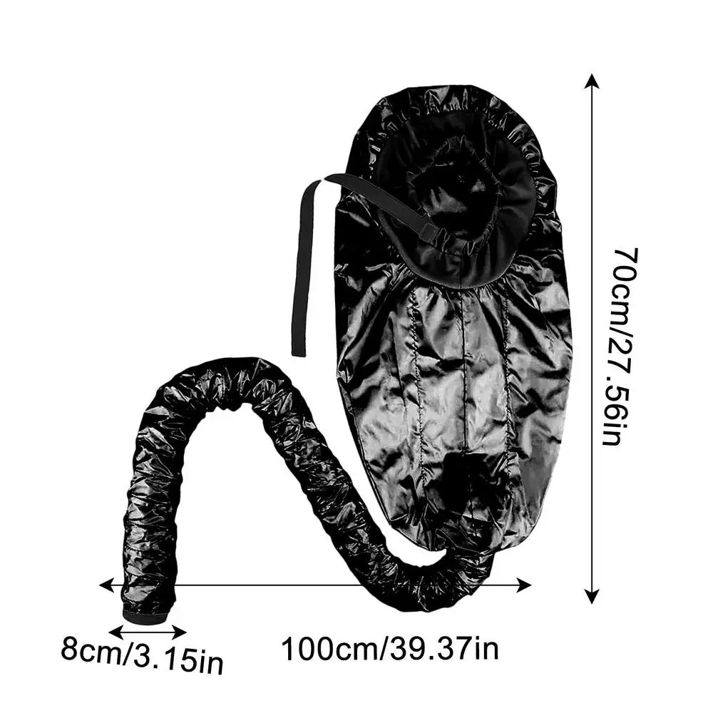 Bonnet Hood Hair Dryer Attachment – Portable Soft Drying Cap
