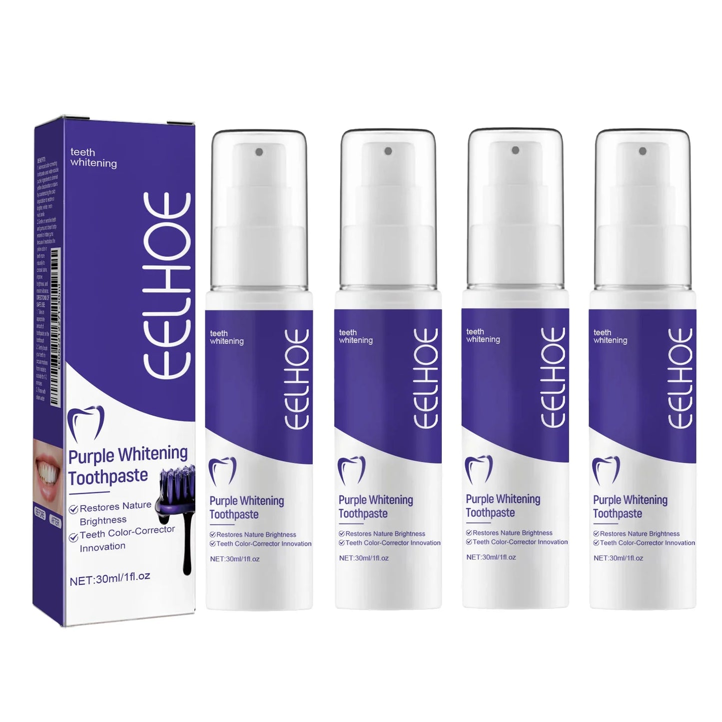 V34 Color-Correcting Whitening Toothpaste | Brighter Smile Daily