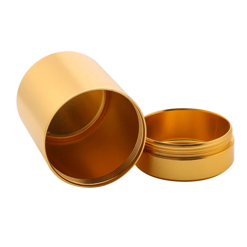 Mini Metal Box Tea Can Small Travel Portable Container Jar Sugar Coffee Caddy Organizer Household Storage Supplies Peaceful Pleasures Health and Wellness
