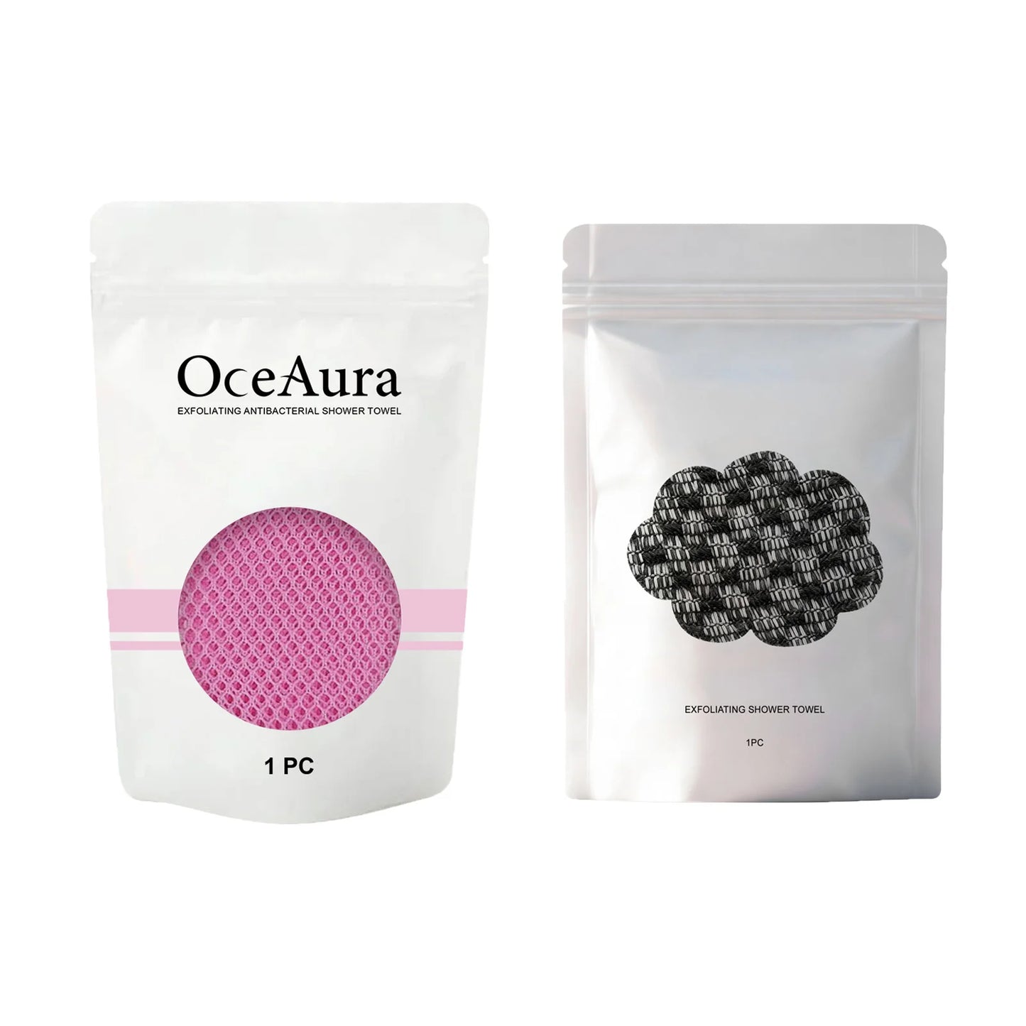 Exfoliating Back Scrubbing Towel – Carbon Fiber Body Scrub Peaceful Pleasures Health and Wellness