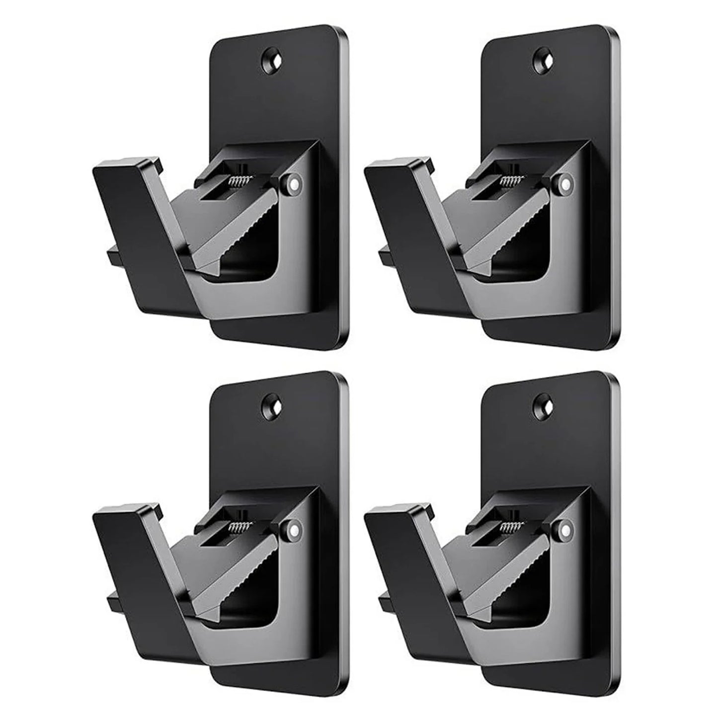 No-Drill Self-Adhesive Curtain Rod Brackets – 2 or 4 Pack