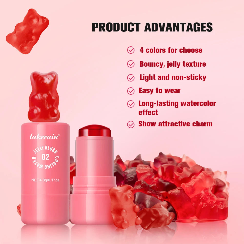 Milk Jelly Tint Stick Water Jelly Lip Gloss Sheer Cheek Stain Cooling Feel Natural Tint Multi Use Makeup Peaceful Pleasures Health and Wellness