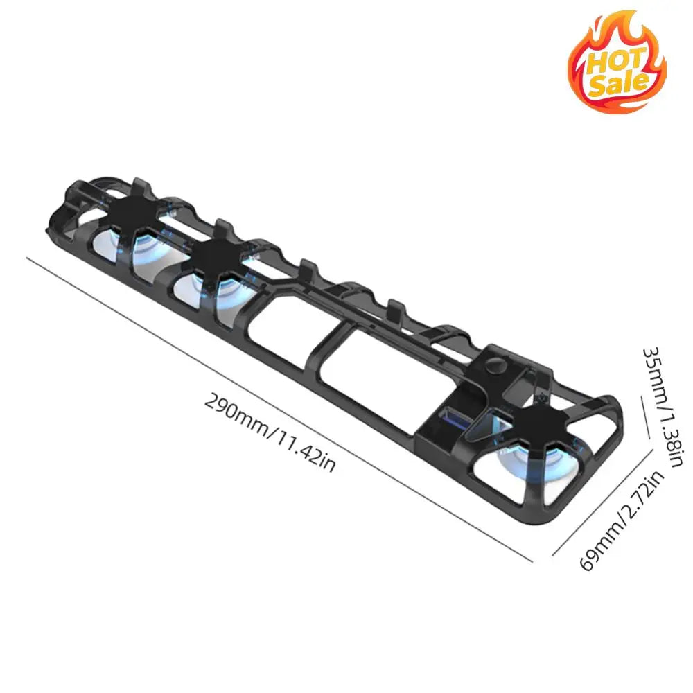 PS5 Slim Cooling Fan – 3-Fan USB LED Rear Cooler 5500 RPM