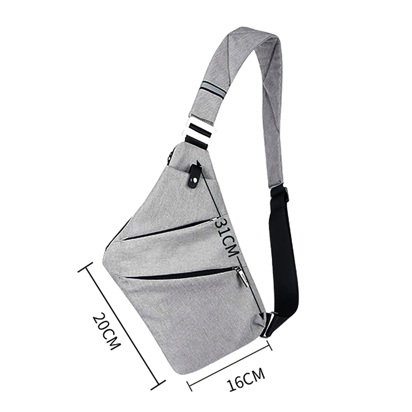 Travel Hiking Chest Bag Daypack Adjustable Strap Thin Lightweight Soulder Bag for Travel Sports Camping Hiking Peaceful Pleasures Health and Wellness