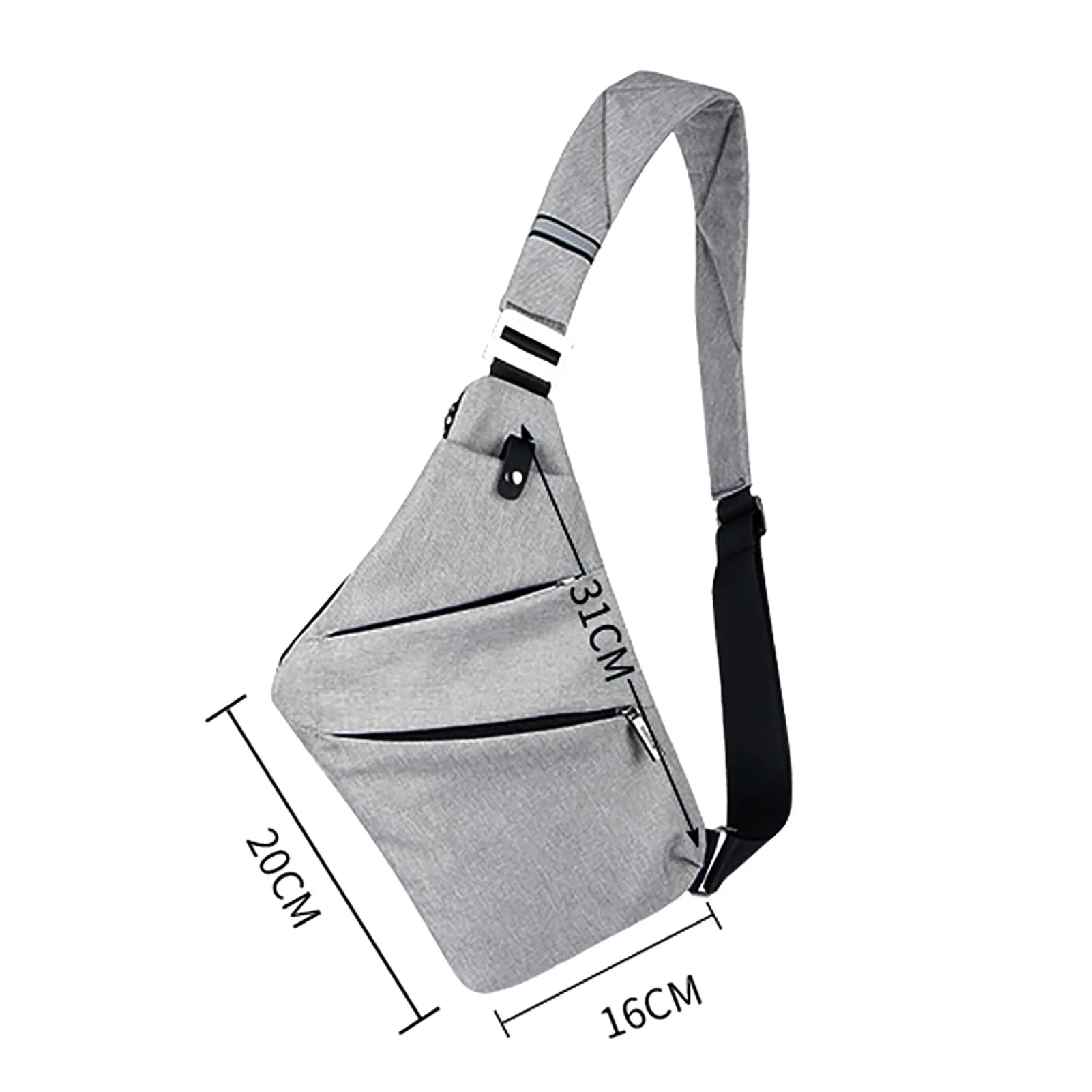 Travel Hiking Chest Bag Daypack Adjustable Strap Thin Lightweight Soulder Bag for Travel Sports Camping Hiking Peaceful Pleasures Health and Wellness