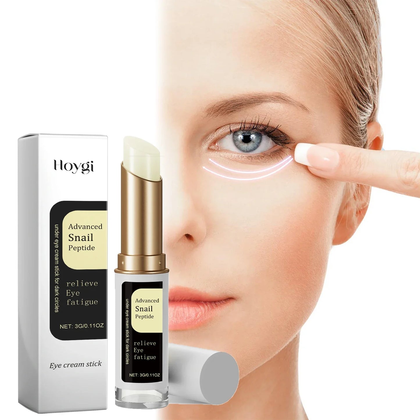 Hoygi Snail Eye Cream Stick – Brightening & Moisturizing