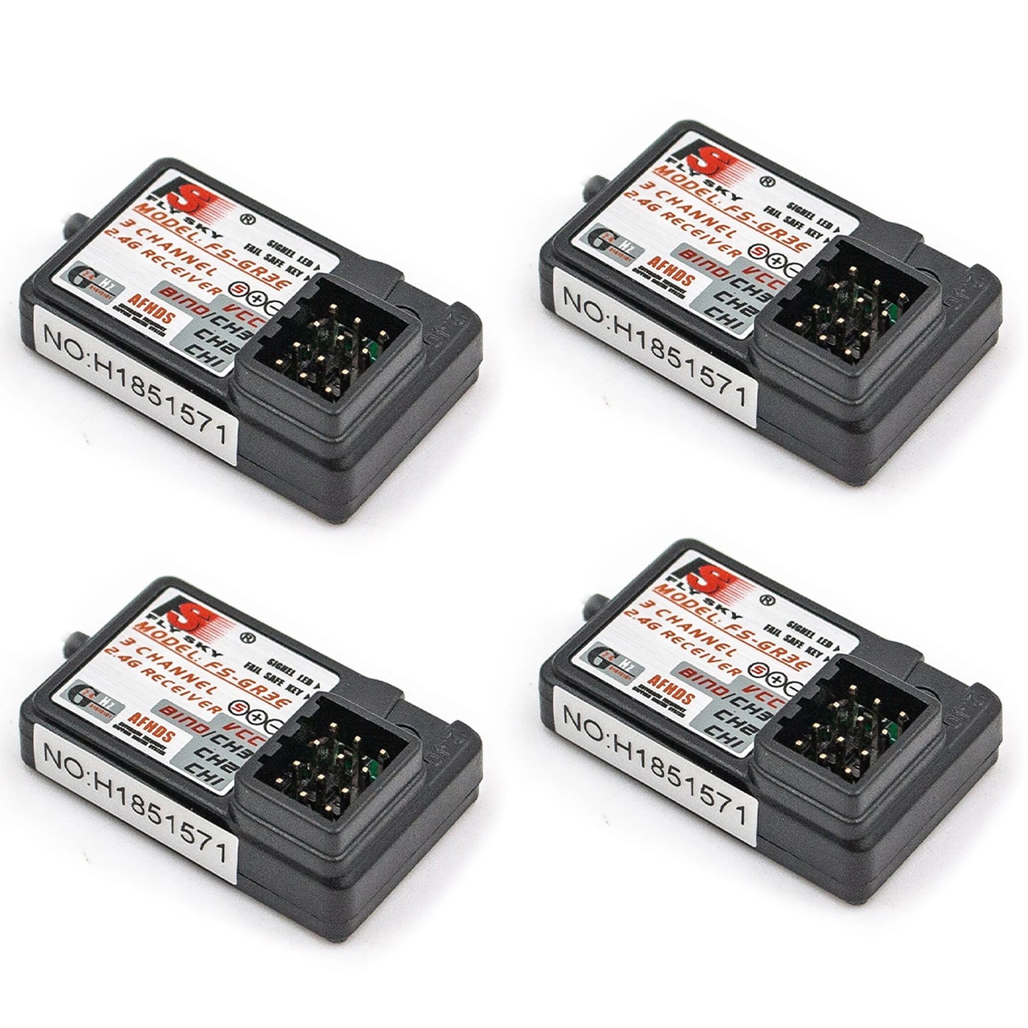 Flysky FS-GR3E 2.4GHz 3CH AFHDS Receiver for RC Car & Boat