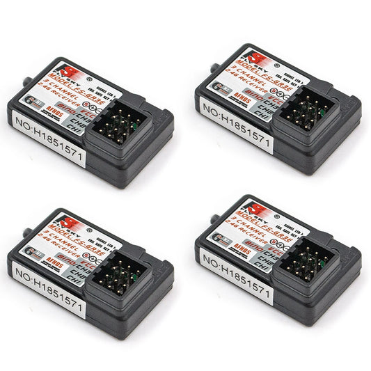 Flysky FS-GR3E 2.4GHz 3CH AFHDS Receiver for RC Car & Boat RC Receiver Peaceful Pleasures Health and Wellness 4PCS