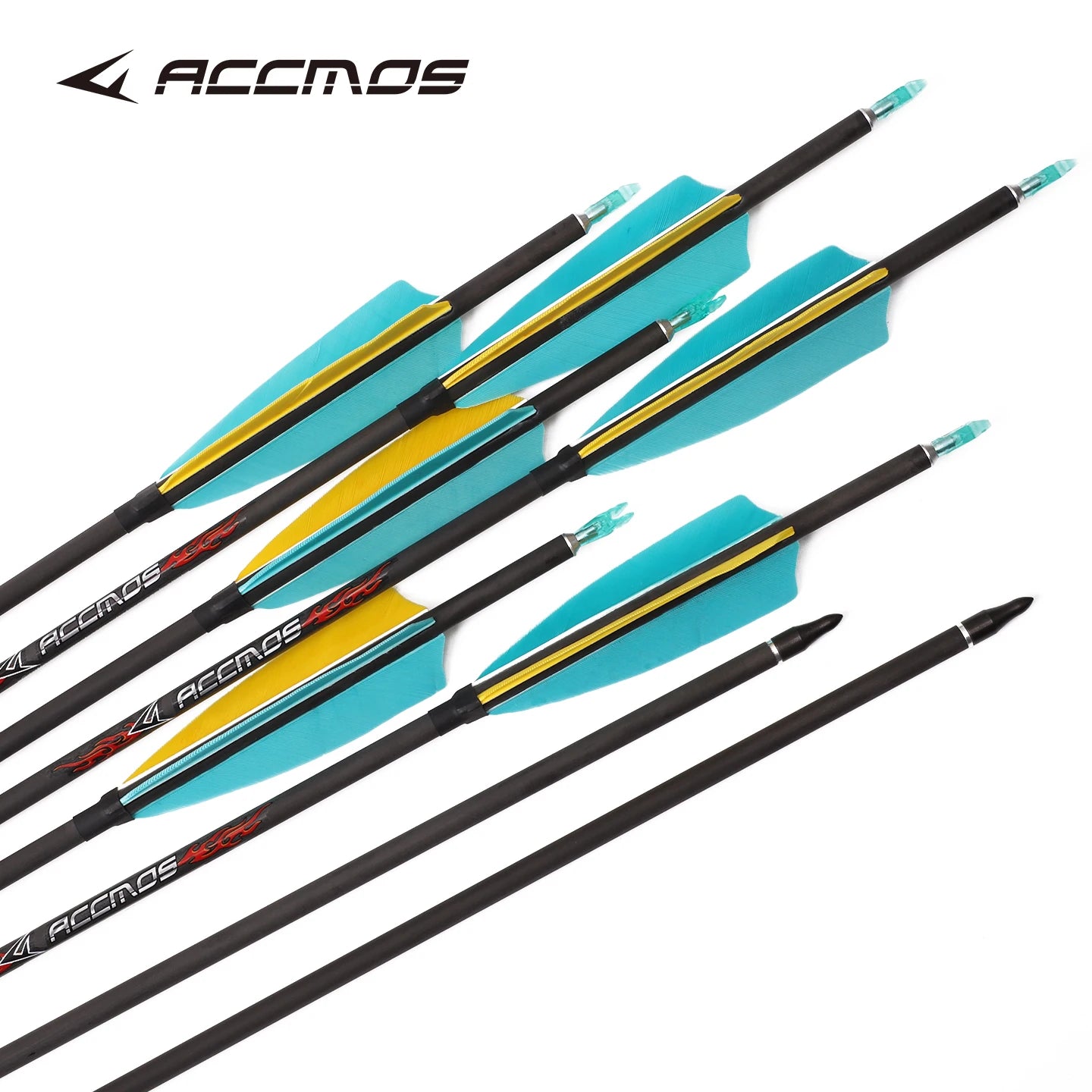 6 Pure Carbon Arrow ID6 Spine 300 350 400 500 600 700 800 4' Turkey