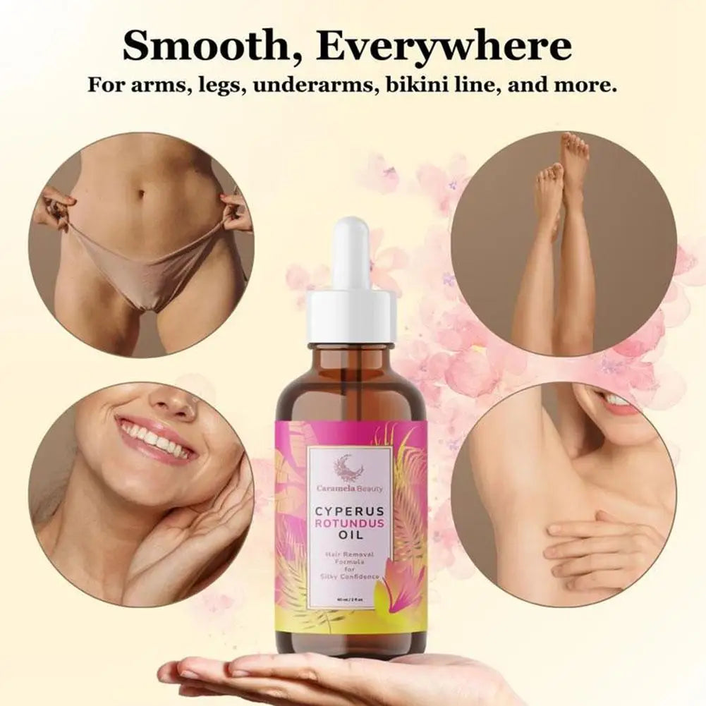 Natural Hair Removal Care Serum 60ml | Smooth Skin Drops