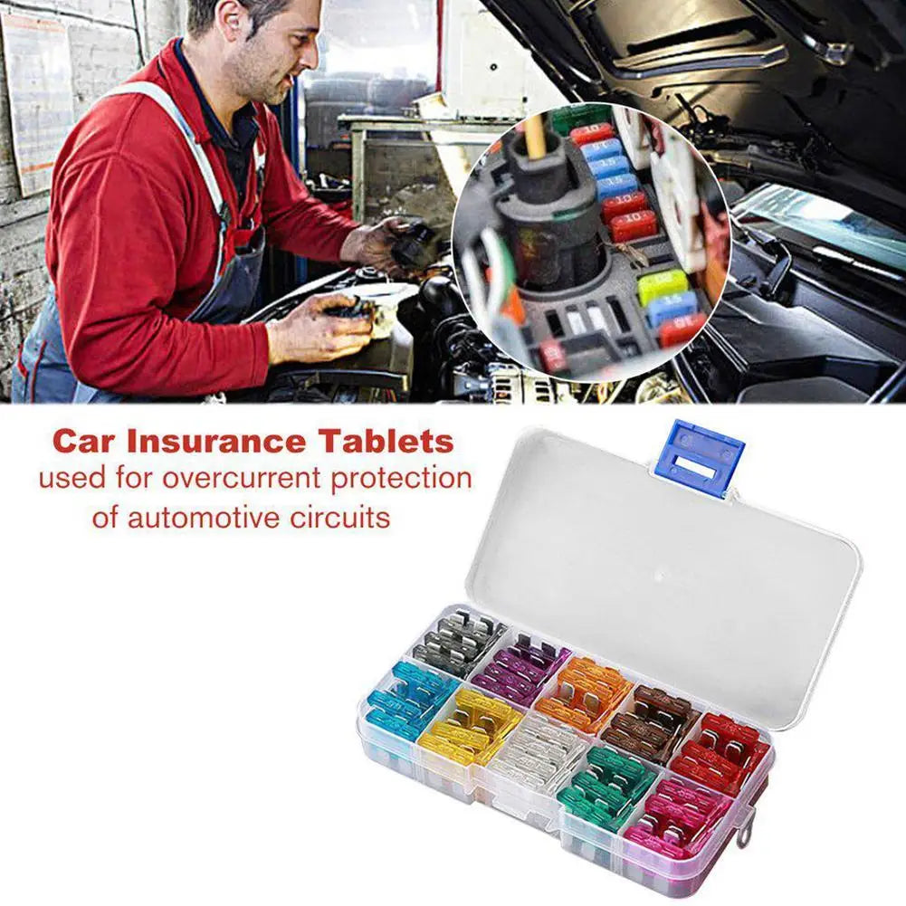 Automotive Mini Blade Fuses 50/100 Pack – 2A to 35A Assorted Peaceful Pleasures Health and Wellness