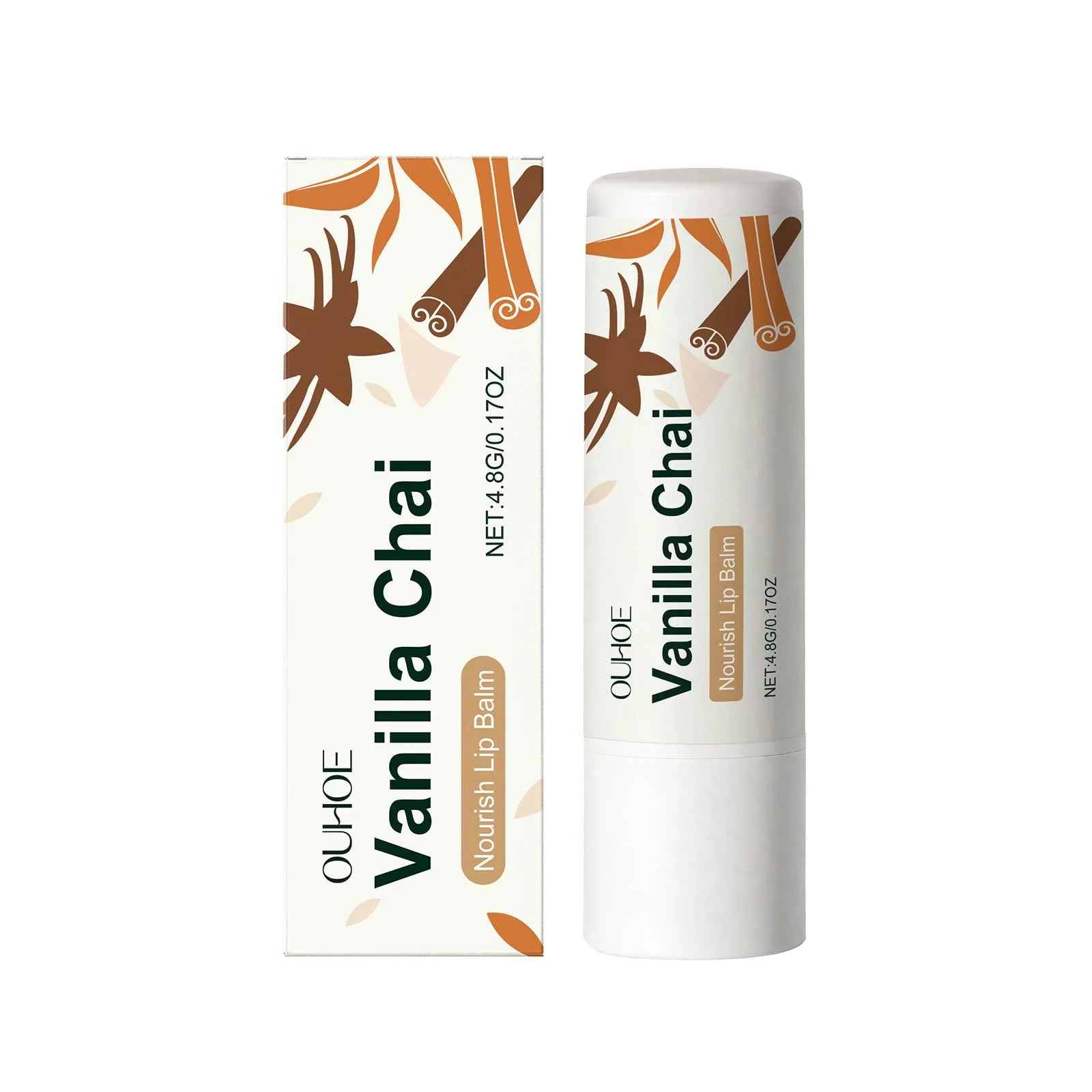 Plumping Lip Balm – Vanilla Tea, Moisturizing & Brightening Plumping Lip Balm Oasis Select 4.8g boxed