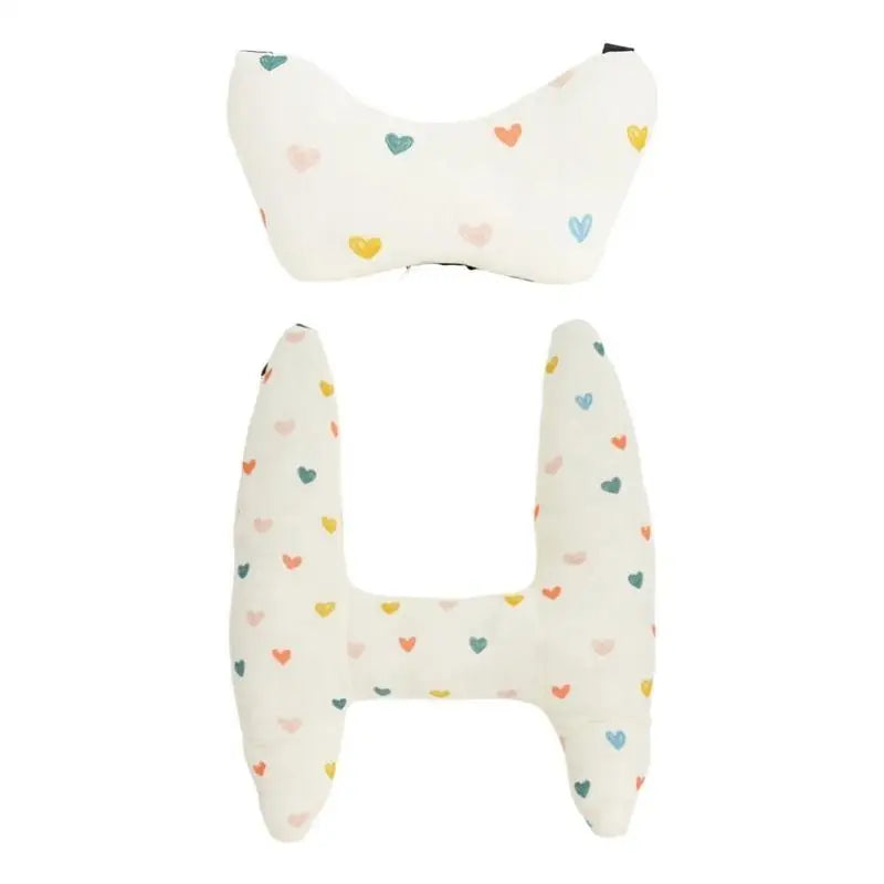 Kids H-Shaped Car Travel Pillow | Neck & Head Support Cushion