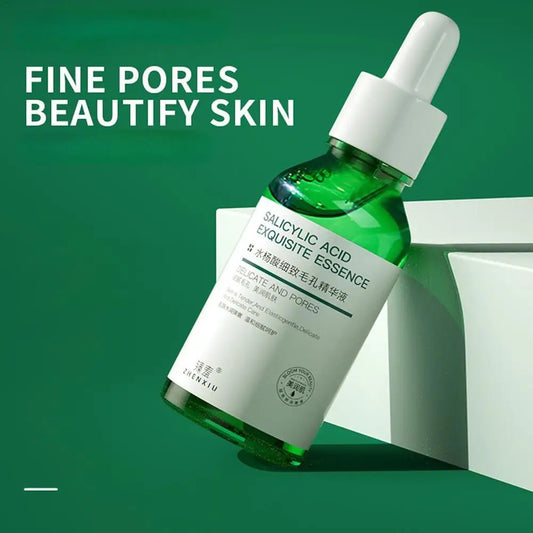 30ml Salicylic Acid Delicate Pore Facial Essence Hydrating Moisturizing Gentle Care Shrinking Pore Water Light Beauty Face Serum Peaceful Pleasures Health and Wellness