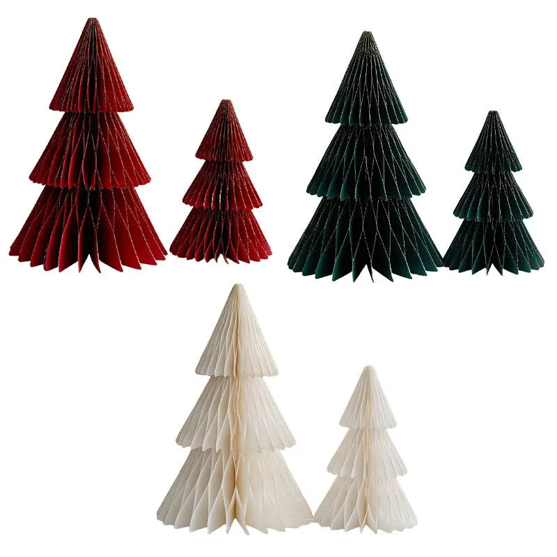 Christmas Desktop Decoration Kit – Paper Ornaments Home & Office