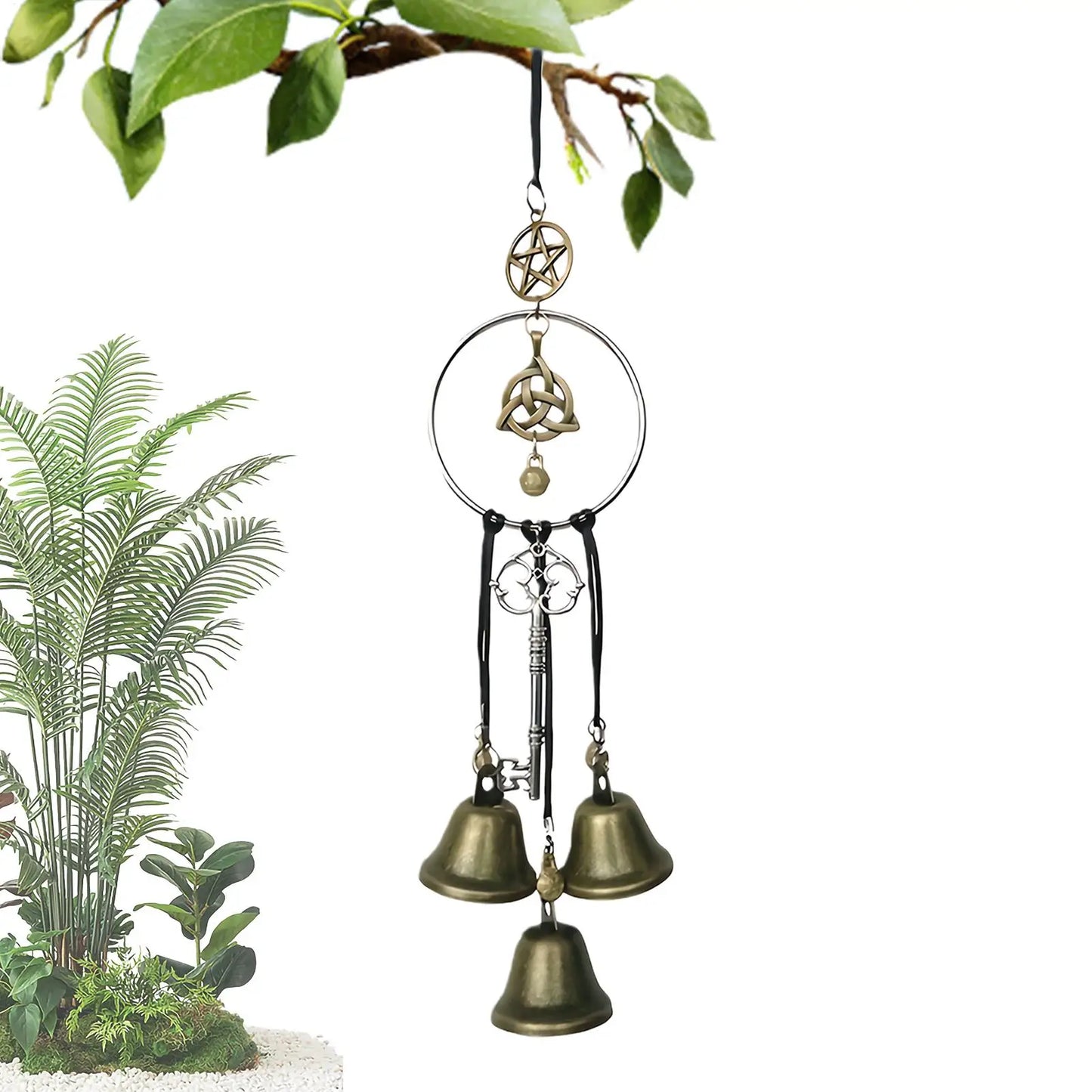 Handmade Witch Bells Wind Chime | Window & Door Décor