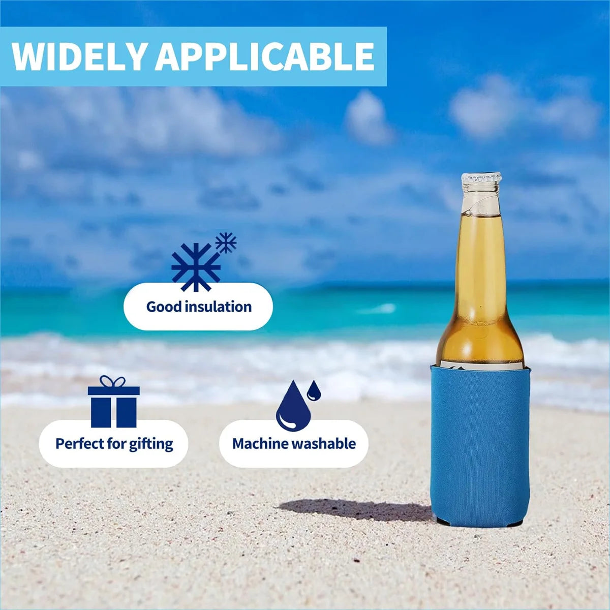 8Pcs Can Coolers, Collapsible Soda Cover Coolies, Sleeves for Weddings, Bachelorette Parties, Multicolor Peaceful Pleasures Health and Wellness