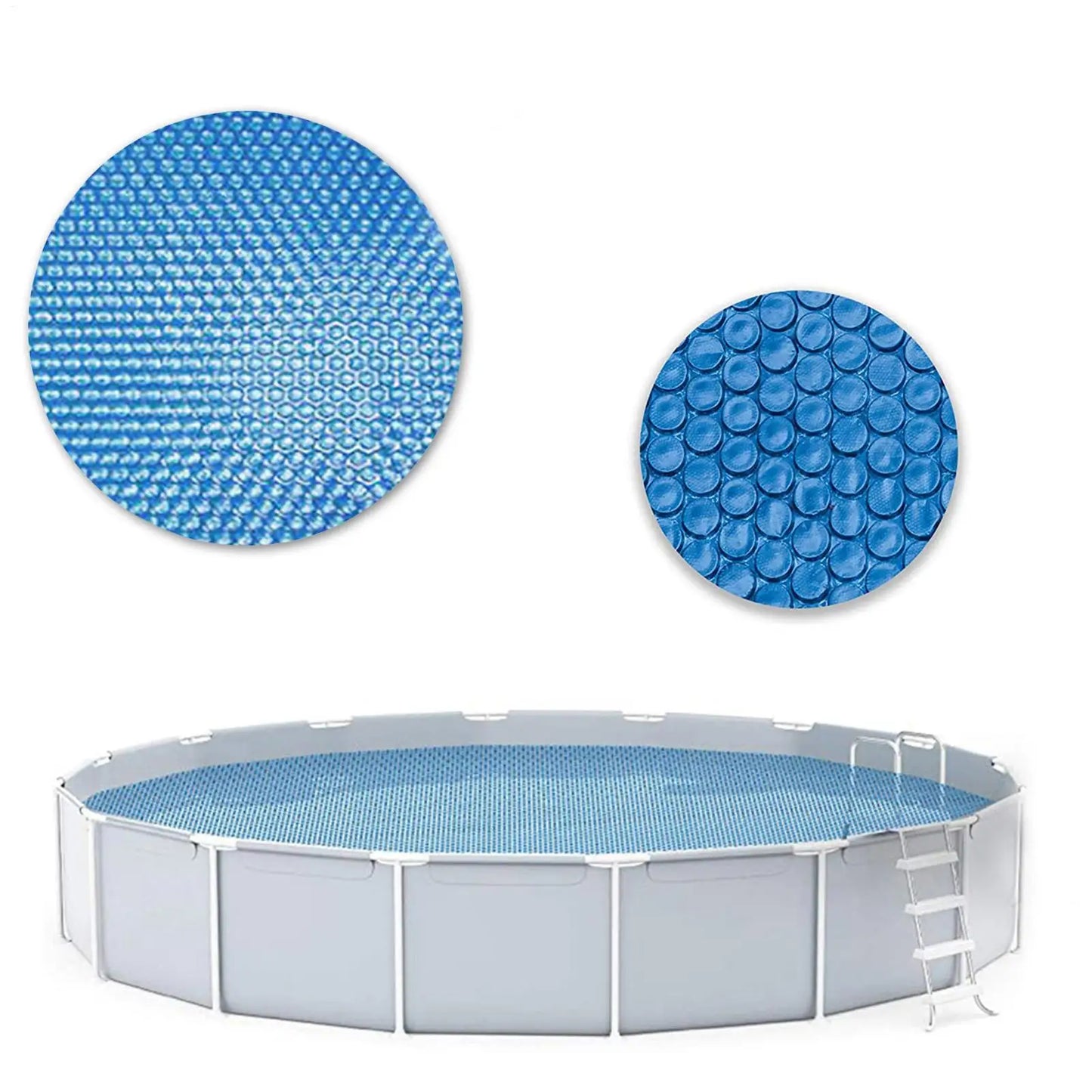 Round Solar Pool Cover | PE Bubble Thermal Blanket – 180cm