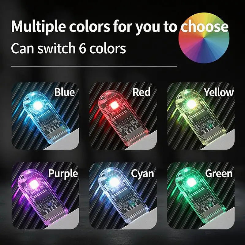 USB Sound Activated LED Night Light | AI Voice Bedside Lamp