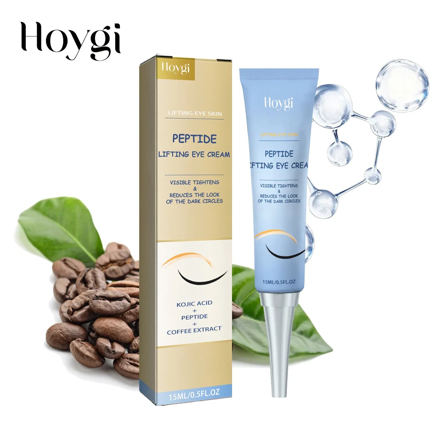 Peptide Eye Cream Fade Fine Line Anti Aging Eye Bags Removal Lifting Against Puffiness Moisturizing Anti Dark Circle Eye Cream Peaceful Pleasures Health and Wellness