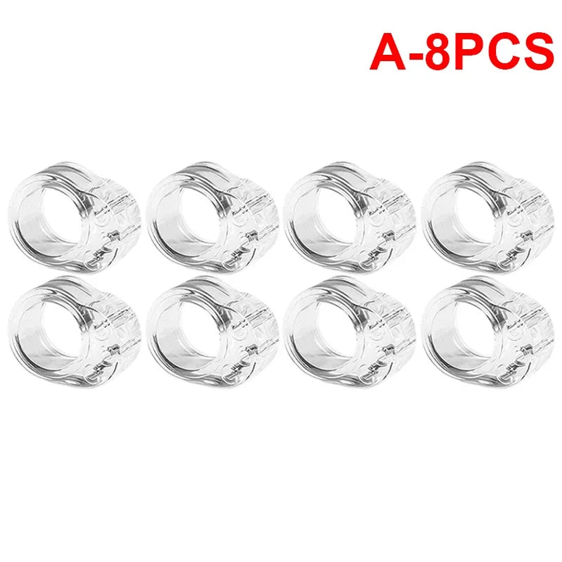 Silicone Door Handle Buffer Bumper Pads – Wall Protectors Door Handle Bumpers Peaceful Pleasures Health and Wellness A-8pcs L