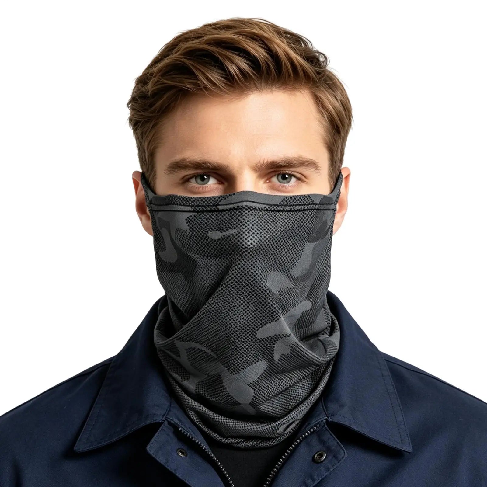 Breathable Sun Protection Face Mask Cooling UV Cover for Outdoor Sports Cycling Hiking Climbing Travel, Men Women Peaceful Pleasures Health and Wellness