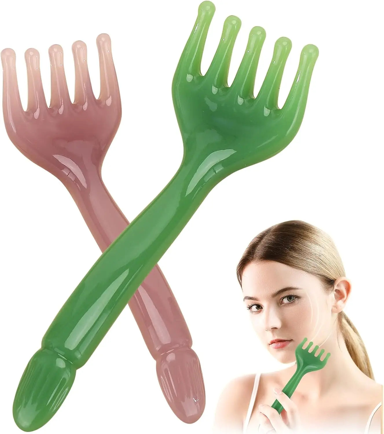 5-Finger Scalp Massager Comb for Relaxation & Hair Growth