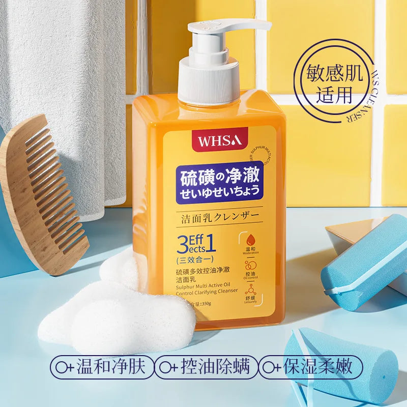 Sulfur Deep Cleansing Facial & Body Wash – Oil Control