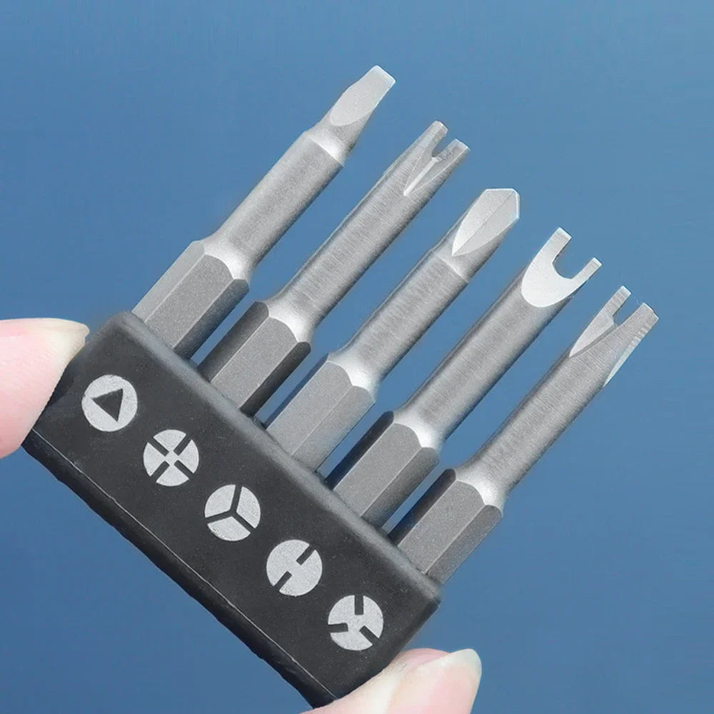 13pcs Special-shaped Screwdriver Set U-shaped Y-Type Triangle Inner Cross Three Points Screwdriver Bit Tool for Home Use Peaceful Pleasures Health and Wellness