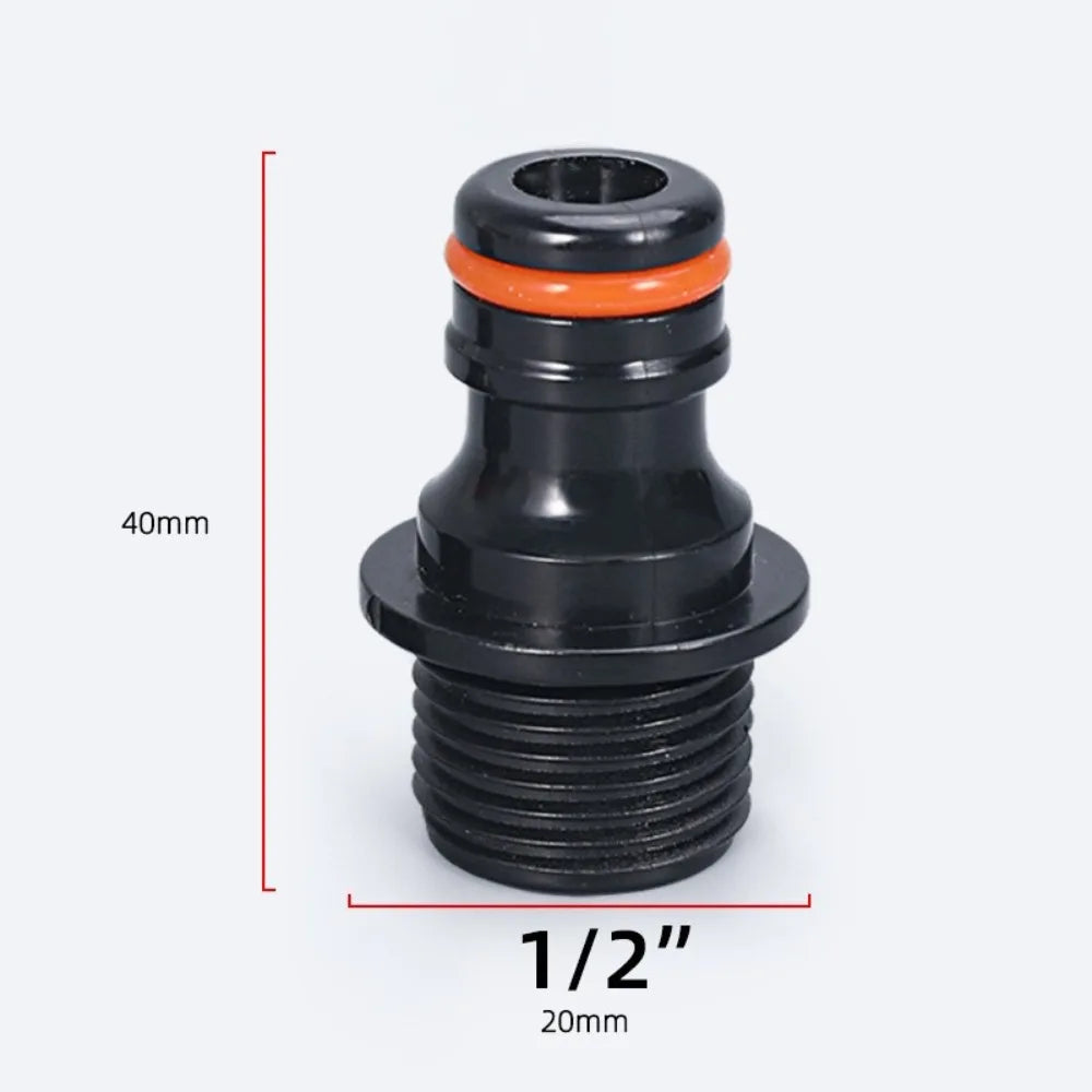 10-Pack 3/4" Garden Hose Quick Connect Adapter Fittings