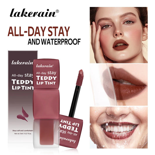 Lakerain Matte Lip Tint – Waterproof, Long-Lasting, Non-Transfer Matte Lip Tint Oasis Select