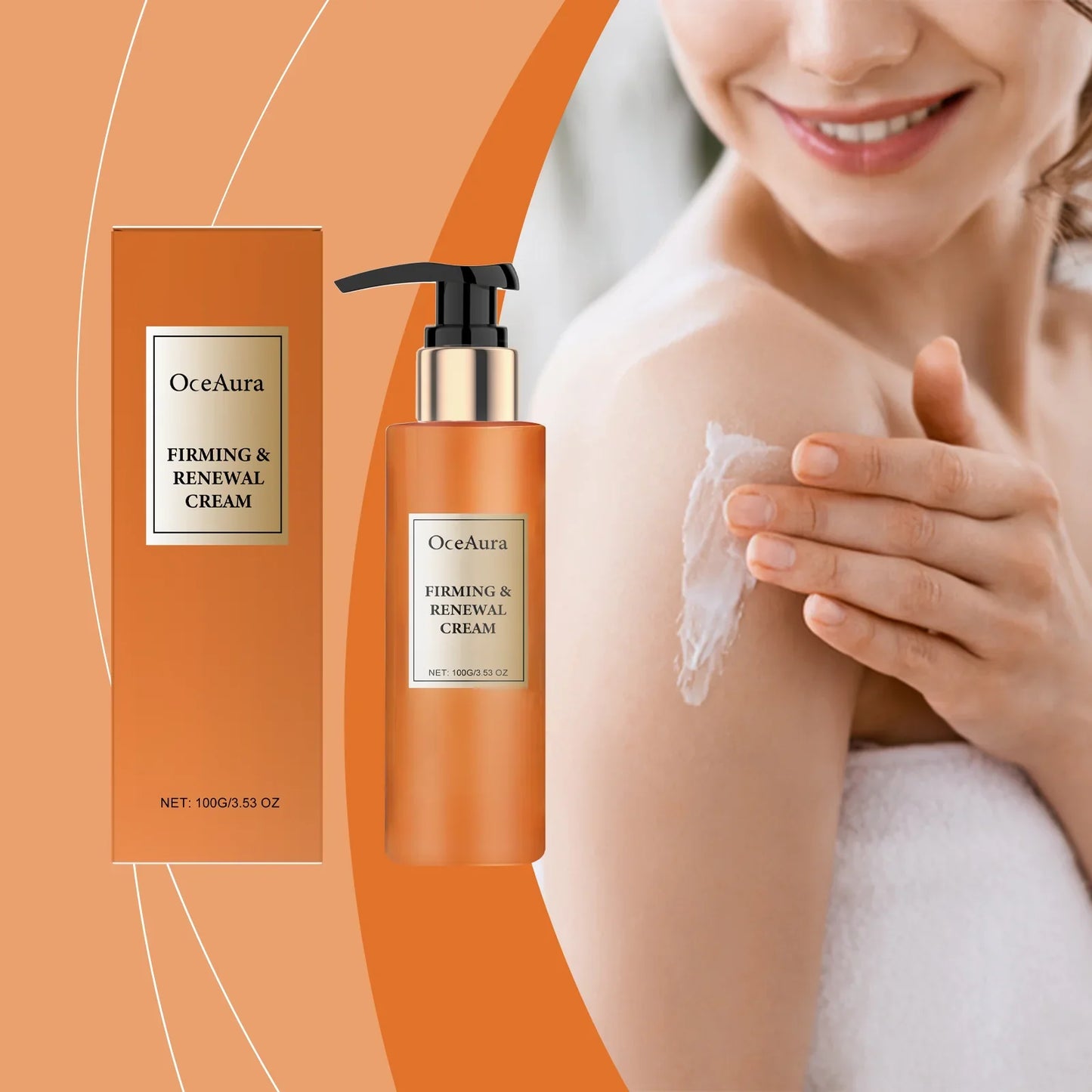 OceAura Firming Body Cream – Hydrating & Nourishing Moisturizer