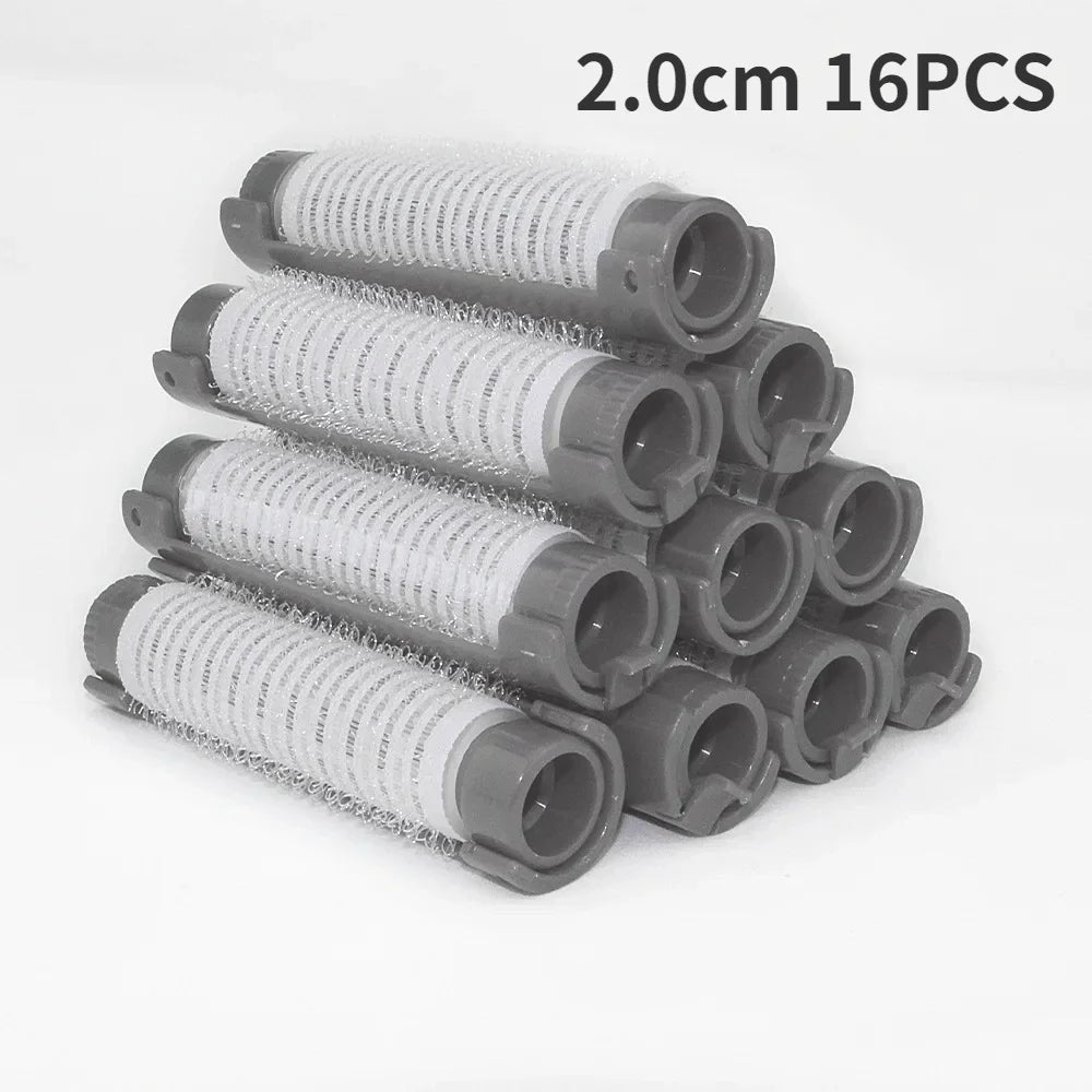 16/20/Set Hair Perm Roll Fluffy Perming Rod Hair Roller Curler Kit Perming Rods Curlers Hairdressing Hair Styling Tool for Salon Peaceful Pleasures Health and Wellness 2.0cm Gray 16PCS