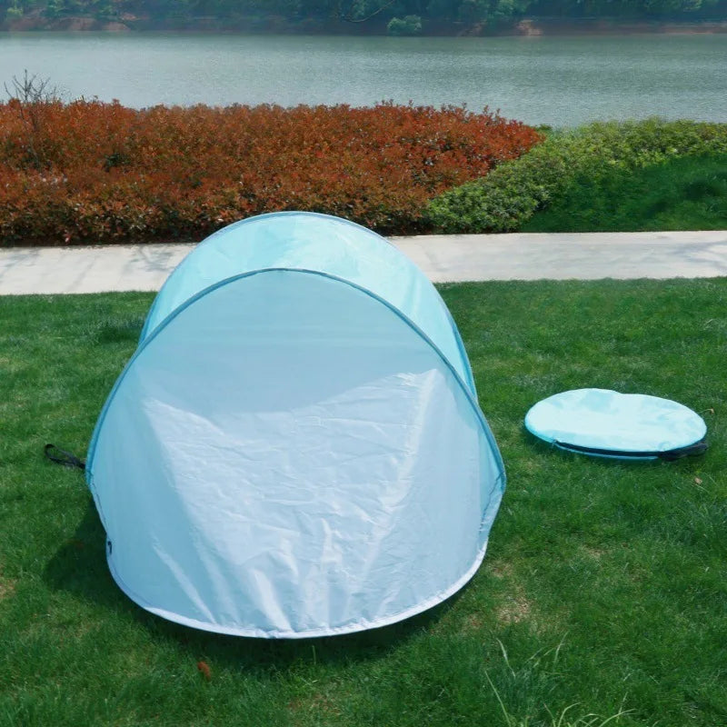 Outdoor Tent Single-person Leisure Quick-opening, No Need To Set Up Sun Protection and Shading Single-layer Beach Tent Peaceful Pleasures Health and Wellness