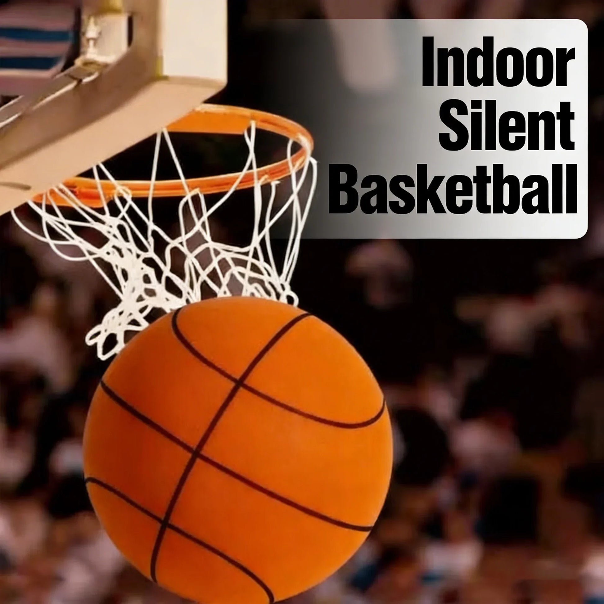 Kids Indoor Silent Foam Basketball – Noiseless Sports Ball Peaceful Pleasures Health and Wellness