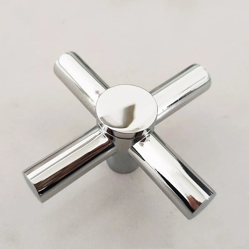 Cross Faucet Handle Knob Zinc Alloy – Kitchen & Bath Tap Replacement
