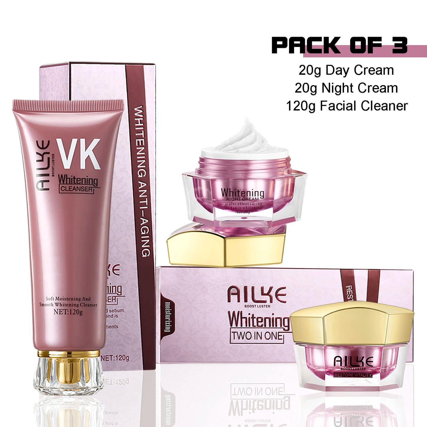 AILKE Brightening Anti-Wrinkle Face Cream | Collagen & Hyaluronic