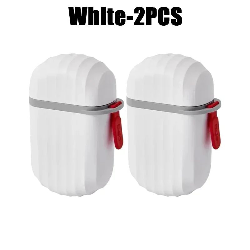Portable Travel Soap Box with Lid, Drain & Leak-Proof Case
