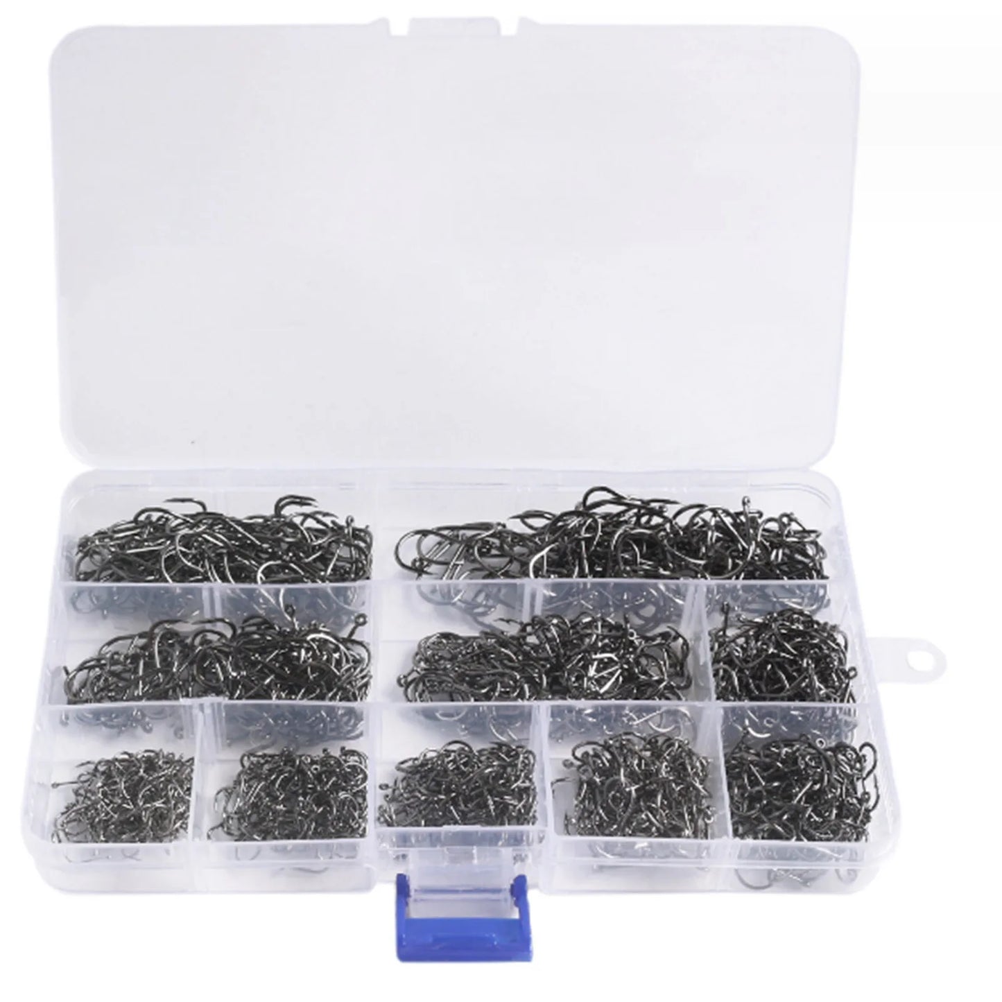 High Carbon Steel Fish Hook Barbed Fish Hook For Bait Fishing And Catch And Release Peaceful Pleasures Health and Wellness 1000pcs