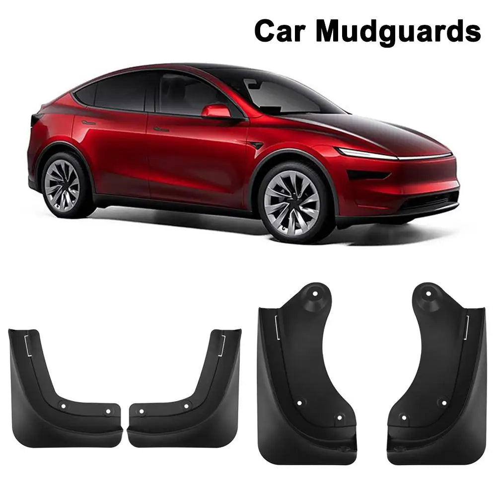 Car Mudguards for Tesla Model Y Juniper 2025 Splash Guards Fender No Drilling No Tape All Weather Mudflaps Accessories Peaceful Pleasures Health and Wellness