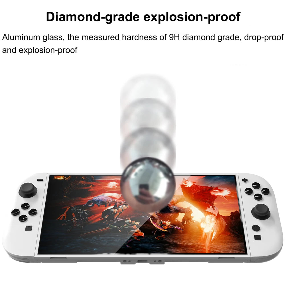 2PCS For Switch 2 Tempered Glass Screen Protector Films 9H Hardness Tempered Glass Film Ultra-Clear Screen Tempered Film Peaceful Pleasures Health and Wellness