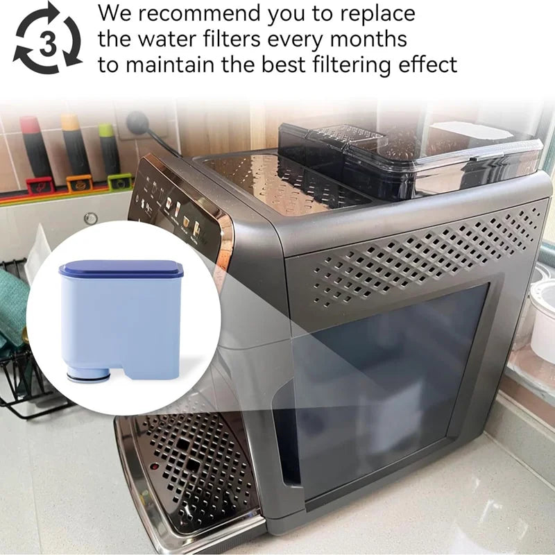 2 Sets CMF009 Coffee Machine Water Filter Replacement for Philips Saeco AquaClean Filters Descaling CA6903/10/00/01/22/47 CMF009 Peaceful Pleasures Health and Wellness