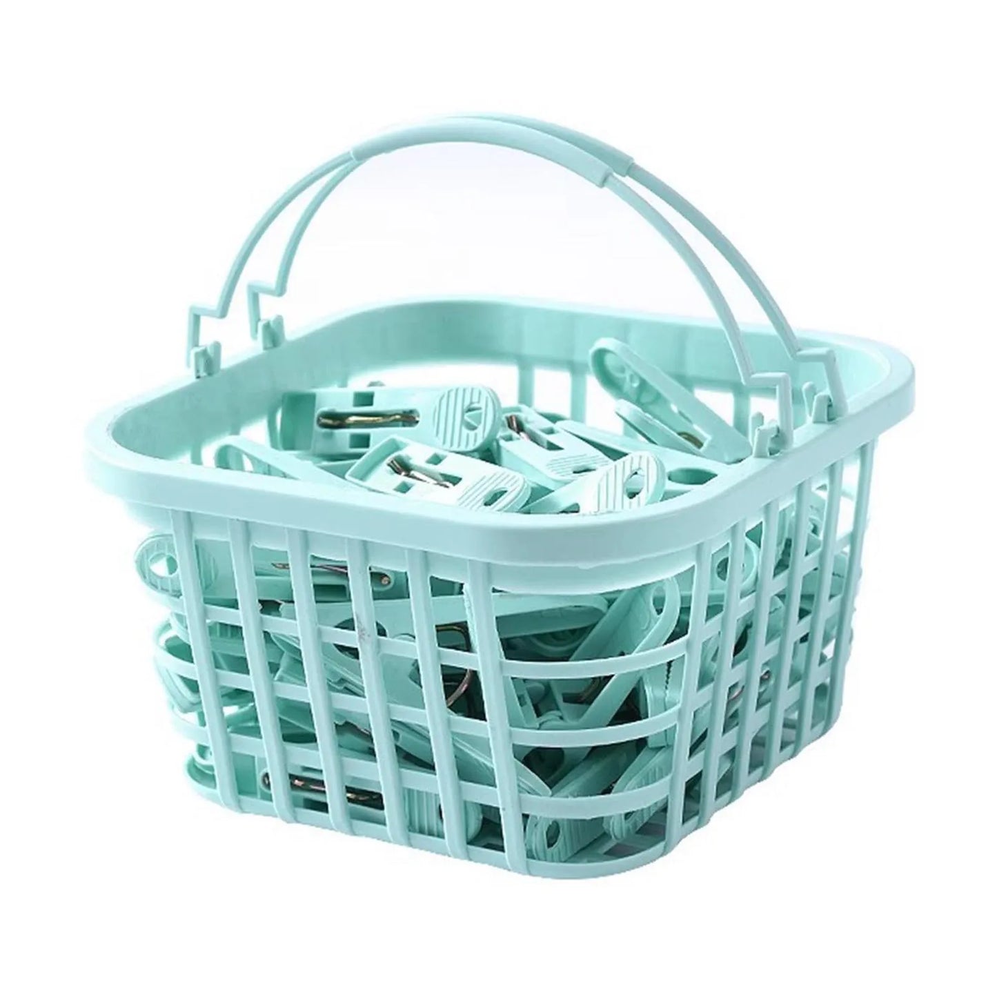 30-Pack Anti-Wind Plastic Clothes Pegs | Outdoor Camping Clips