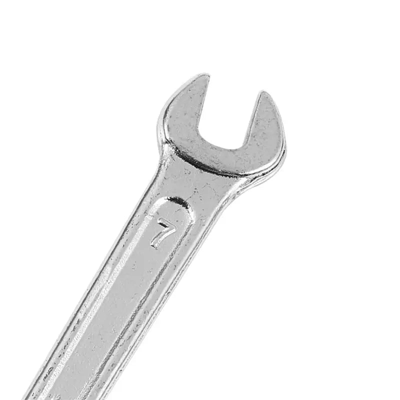 A36T-5X Silver Tone 5.5Mm X 7Mm U Shape Double Open-Ended Wrench Tool Peaceful Pleasures Health and Wellness