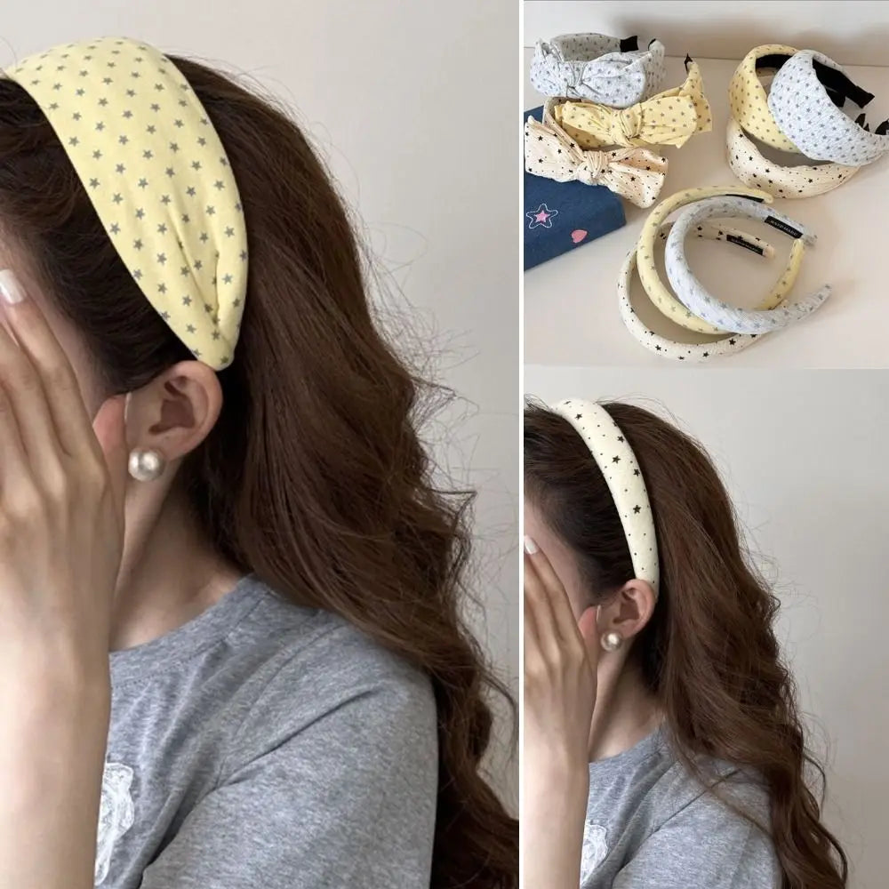 Polka Dot & Stripe Hair Headbands for Women – Classic Pattern