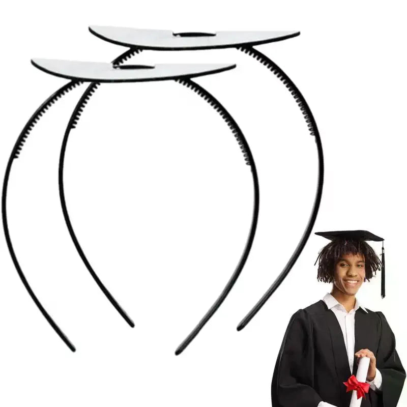 Graduation Cap Headband – Non-Slip Elastic Party Hair Accessory