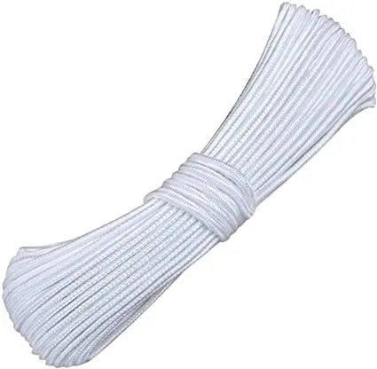 20M x 4MM Heavy Duty Nylon Braided Picture Hanging Cord Picture Hanging Cord Peaceful Pleasures Health and Wellness Default Title