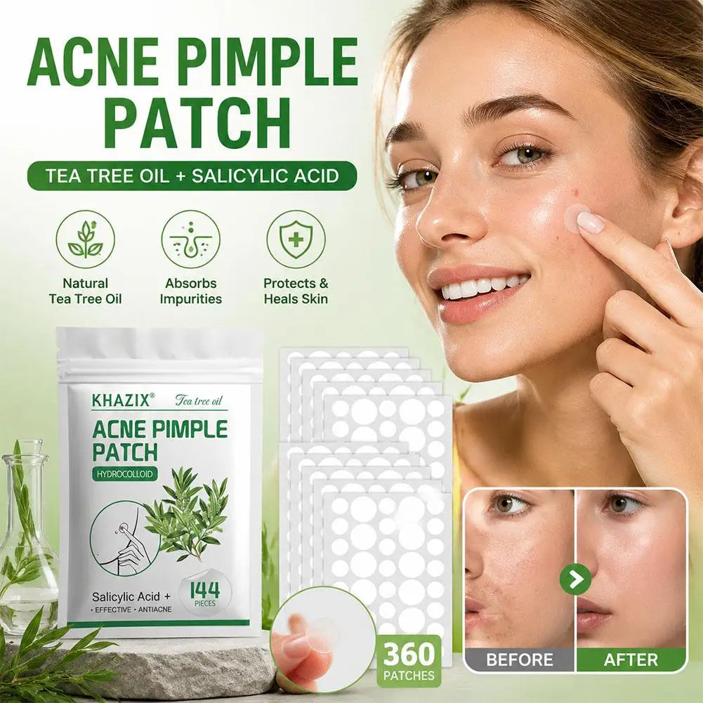 Hydrocolloid Acne Patches – Salicylic Acid & Tea Tree Oil 144pc